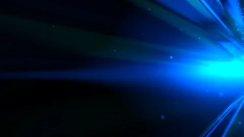 Glowing Blue Green Light Rays Spreading Nebula Screen Motion Background Stock Footage 277338248