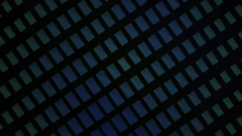 Glowing blue green pixel grid background. Stock Footage 334680166