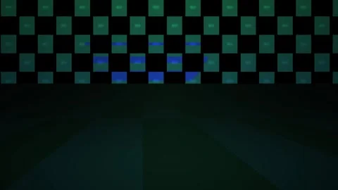 Glowing blue green pixelated background. Stock Footage 334186886
