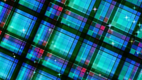 Glowing Blue Grid Pattern Background. 스톡 동영상 330511310