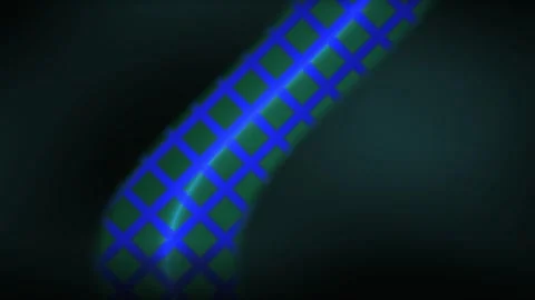 Glowing blue grid pattern on dark background. Stock Footage 337506103