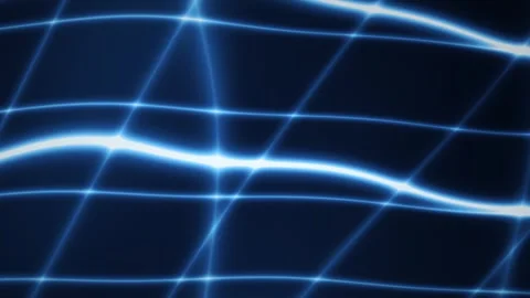 Glowing Blue Intersecting Lines Grid Background Stock-Footage 344718278