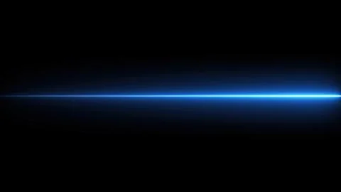 Glowing blue light beam on dark background, abstract technology concept Stock Illustration