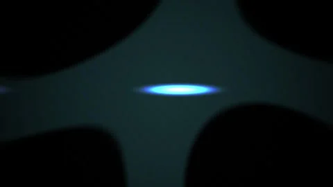 Glowing Blue Light in Dark Background. Stock Footage 340016966