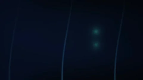 Glowing blue light on dark background. Stock Footage 340017055