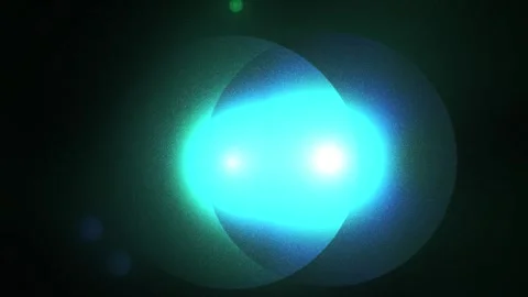 Glowing Blue Light Effects Sequence Animation. Stock Footage 334874480