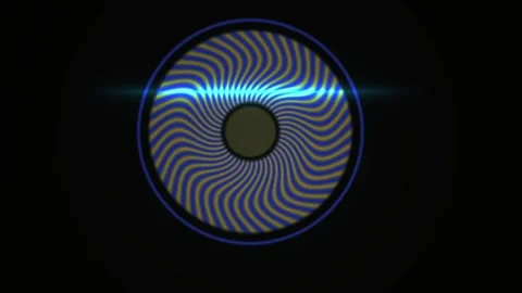 Glowing blue light technology background animation. Stock Footage 335109144
