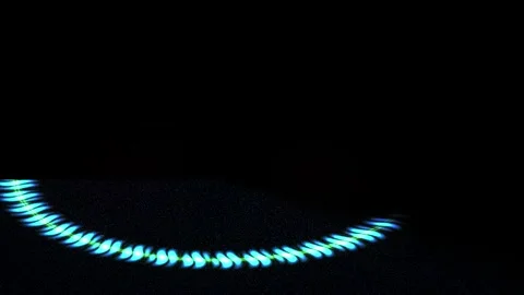 Glowing blue light trail animation. Stock Footage 334524008