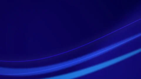 Glowing blue light waves sweep across the frame in a seamless loop Stock Footage 341490189
