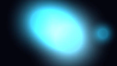 Glowing Blue Lights in Dark Space. Stock Footage 328998890