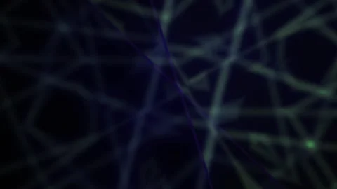 Glowing blue lines on black background. Vidéo 334681914