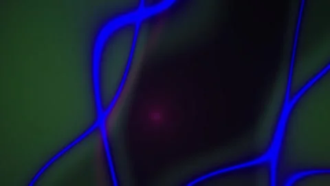 Glowing blue lines on green background. Stock Footage 333925615