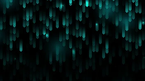 Glowing blue minimal arrows elements abstract geometric motion background Stock Footage 308161847