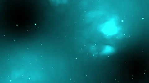 Glowing blue nebula with stars in deep space astronomy background 스톡 동영상 333520522
