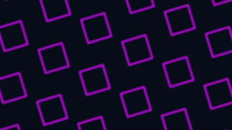 Glowing blue neon diamond pattern background, seamless geometric motion design Stock Footage 333159580