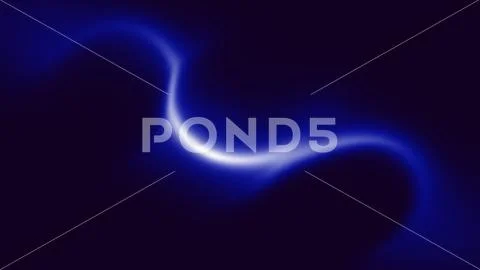 Glowing blue neon light wave on dark background PSD 템플릿