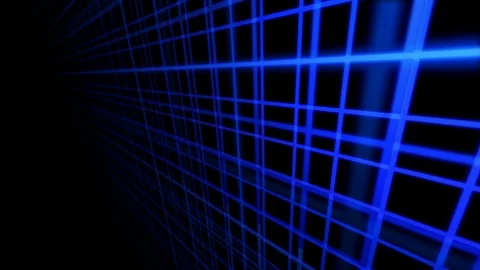 Glowing blue net Stock Footage 95261421