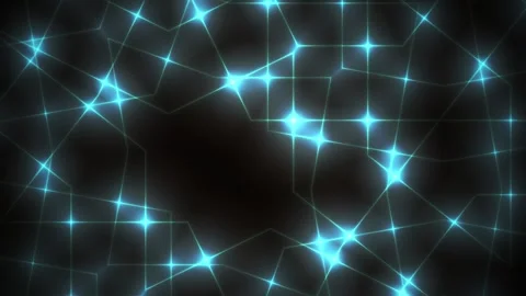 Glowing blue network connections pattern. Stock Footage 334660378