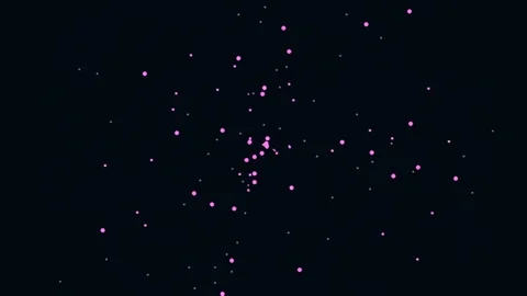 Glowing blue particle background animation for digital abstract presentation Stock Footage 341054892