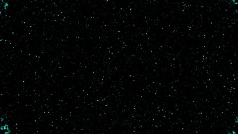 Glowing blue particle ring floating in dark space with scattered stars, cre.. Stock Footage 337371161