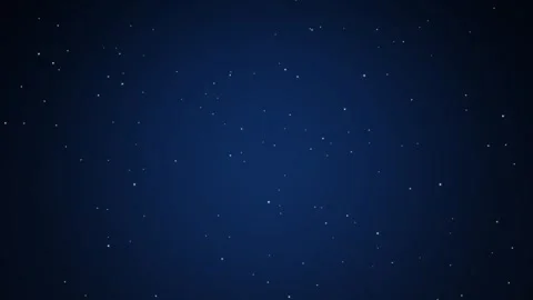 Glowing blue particles circulating against deep blue seamless loop animation Video stock 347076977