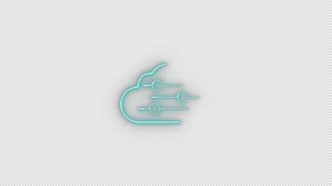 Glowing Blue Particles Floating Stock Footage 320669940