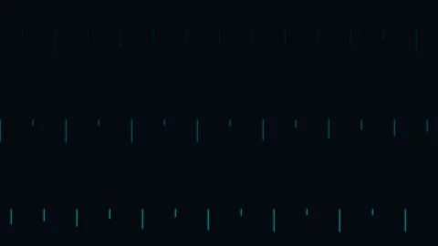 Glowing blue pillars illuminating a dark horizon at night Vídeos de archivo 335255857