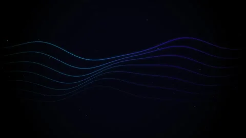 Glowing Blue Pink Gradient Waves Flowing Particles Motion Background Stock Footage 345962145