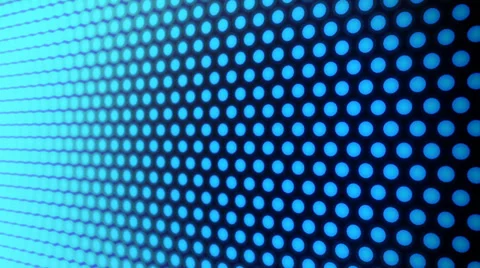 Glowing Blue Pixels Scrolling Across Screen Stock Footage 39377145