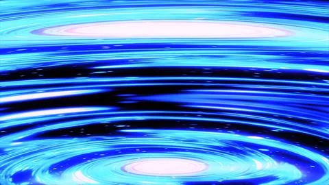 Glowing Blue Portal Loop Abstract Cosmic Vortex Background Ilustração Stock