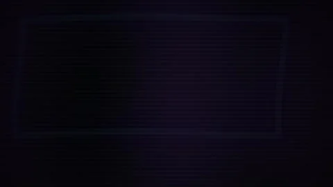 Glowing blue rectangle on black background. Stock Footage 335354965