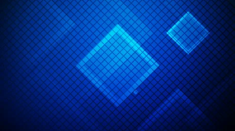 Glowing blue rhombus Stock Footage 45377507