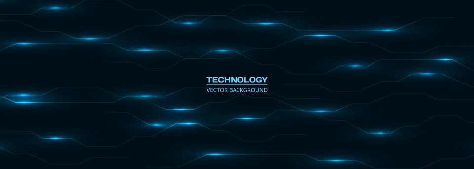 Glowing blue ripple pattern on dark abstract background, subtle neon highlights Stock Illustration