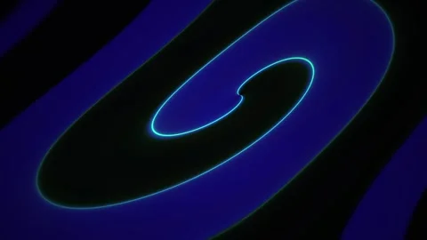 Glowing Blue Spiral Abstract Line Pattern Dynamic Motion Background for Gra.. Stock Footage 343700307