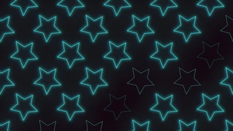 Glowing blue stars pattern on black background. 스톡 동영상 315108783