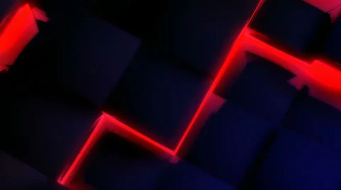 Glowing blue tile Stock Footage 32507691
