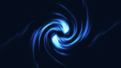 Glowing Blue Twirl Background. Animated Rotating Lines. 4K Stock Footage 276459869