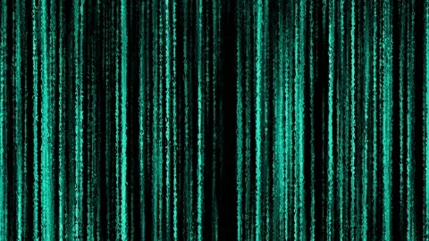 Glowing blue vertical lines. abstract motion background. 3D render of neon Stock Footage 124703064