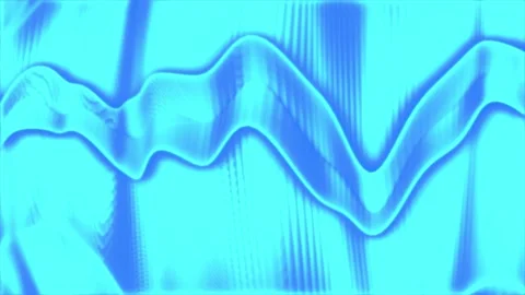 Glowing Blue Wave Liquid Science Texture Elegant Motion Graphics Stock Footage 290102369