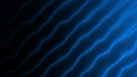 Glowing blue wavy lines form dark blue abstract background. 스톡 동영상 300246051