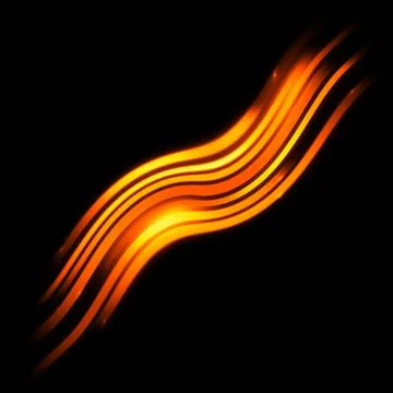 Glowing blurred light stripes in motion over on abstract background. Colorful 스톡 일러스트