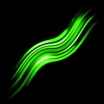 Glowing blurred light stripes in motion over on abstract background. Colorful イラスト素材