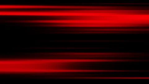 Glowing blurred light stripes in motion over on background. Colorful rays. Le Illustrazione stock