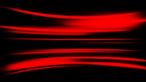 Glowing blurred light stripes in motion over on background. Colorful rays. Le Stock Illustration