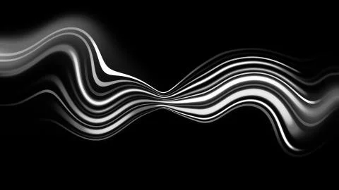 Glowing blurred light stripes in motion over on background. Wave rays of ligh Stock Illustration