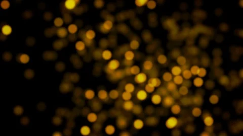 Glowing blurry lights background - swarm of yellow lights, seamless looping (4K) 스톡 동영상 103269542