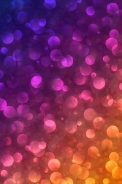 Glowing bokeh effect 스톡 일러스트