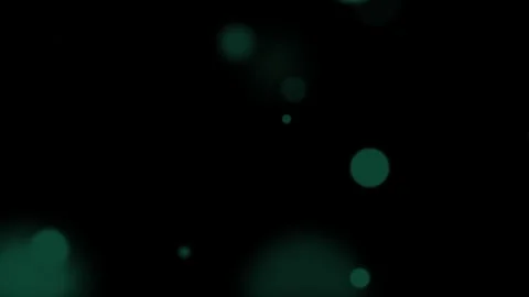 Glowing Bokeh Lights | Cinematic Effect on Black Background Stock Footage 323505290