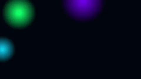 Glowing bokeh orbs gently drift across dark background with subtle motion blu Stock Footage 340907737