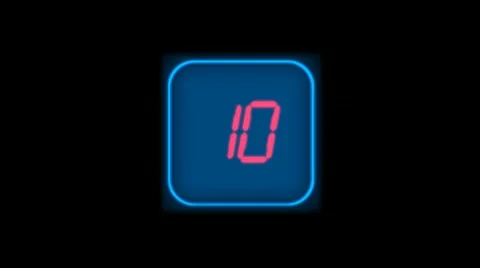 Glowing Box 10 count Stock Footage